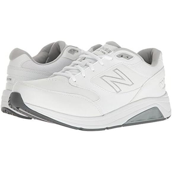 USED New Balance Mens 928 V3 Lace-up Walking Shoe,White-Size 7.5M/9W - Picture 1 of 7